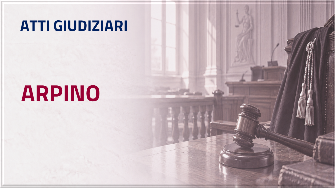 Apri inventario - Atti giudiziari di Arpino