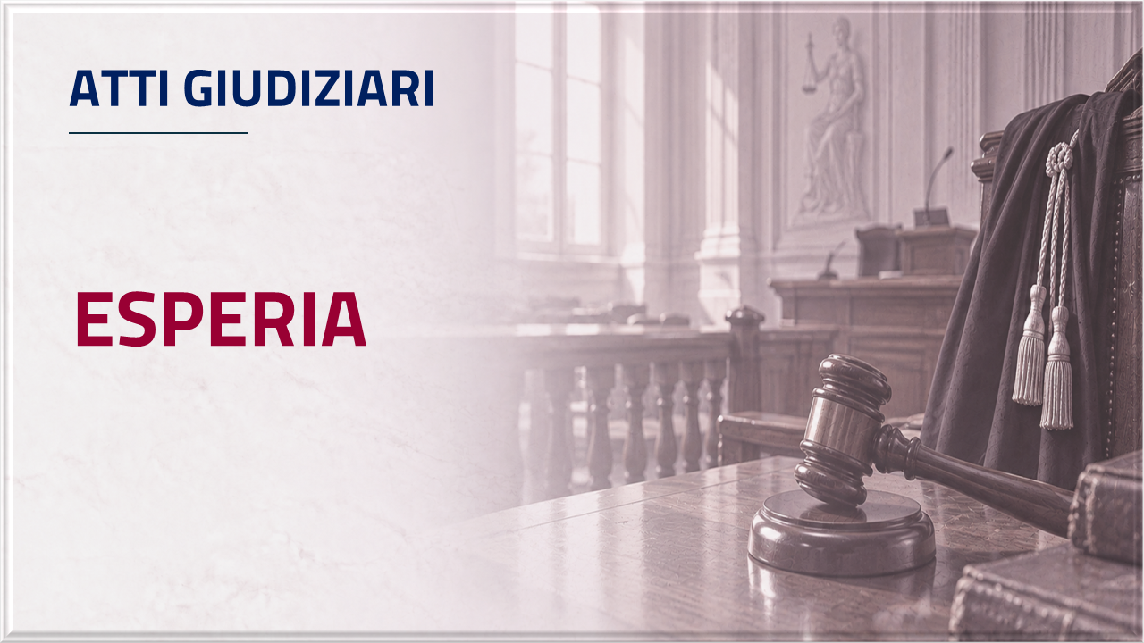 Apri inventario - Atti giudiziari di Esperia