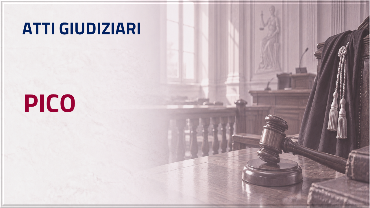 Apri inventario - Atti giudiziari di Pico